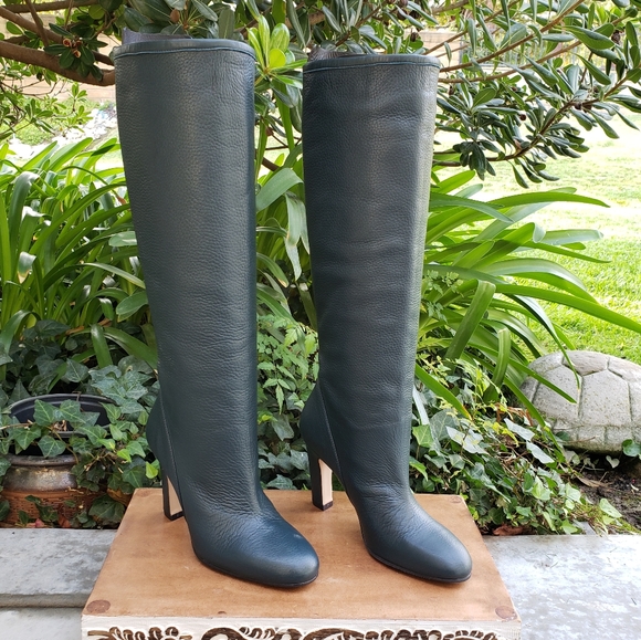 Gorgeous Slate Blue/Green Stuart Weitzman Boots - Picture 2 of 8